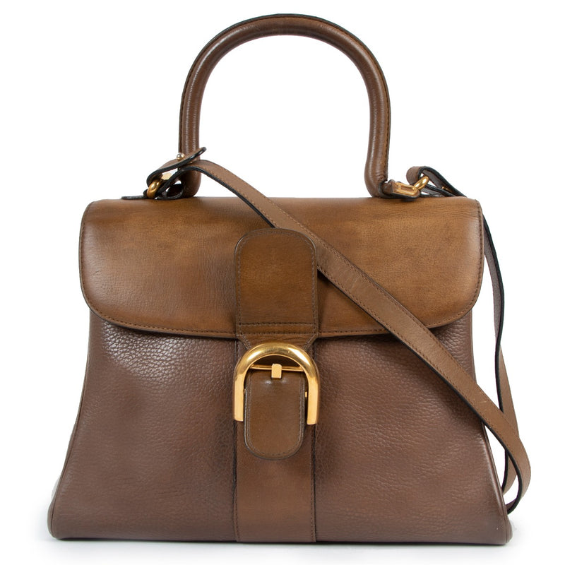Delvaux Vintage Brown Leather Brillant PM