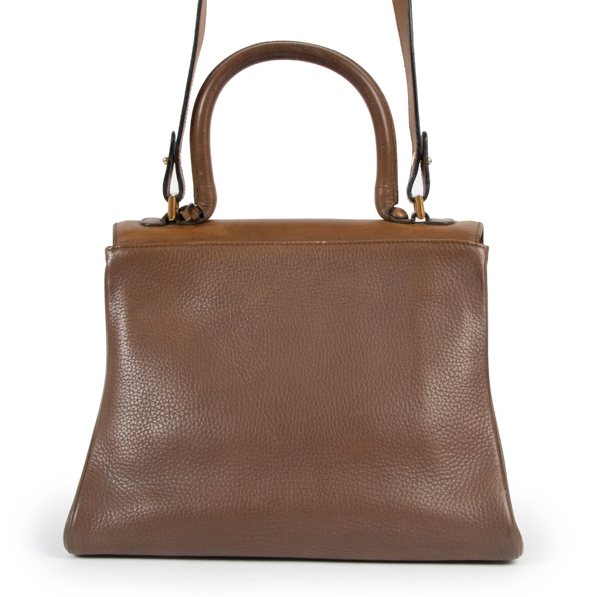 Delvaux Brown Leather Brillant PM