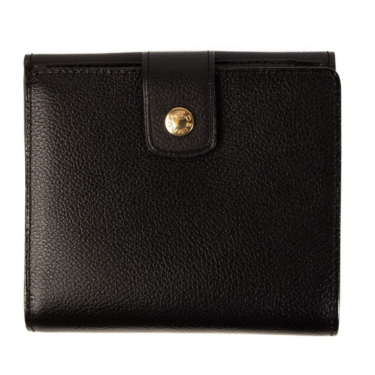 Delvaux Black Flap Wallet