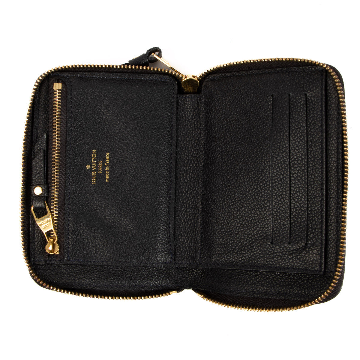 Louis Vuitton Blue Monogram Empreinte Leather Wallet