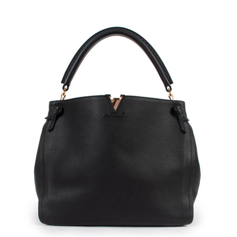 Louis Vuitton Tournon Black Calfskin Hobo Bag