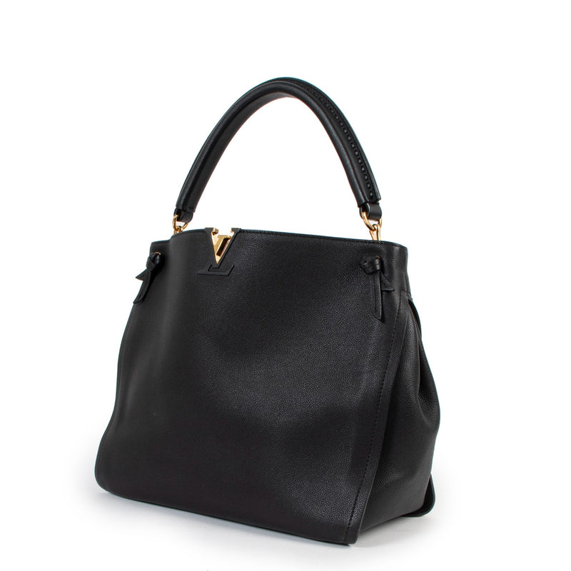 Louis Vuitton Tournon Black Calfskin Hobo Bag