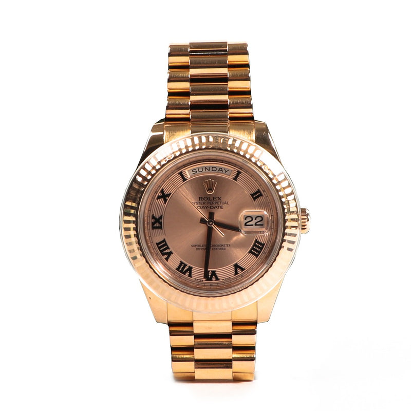 Rolex Day-Date II 41 Everose Gold Watch