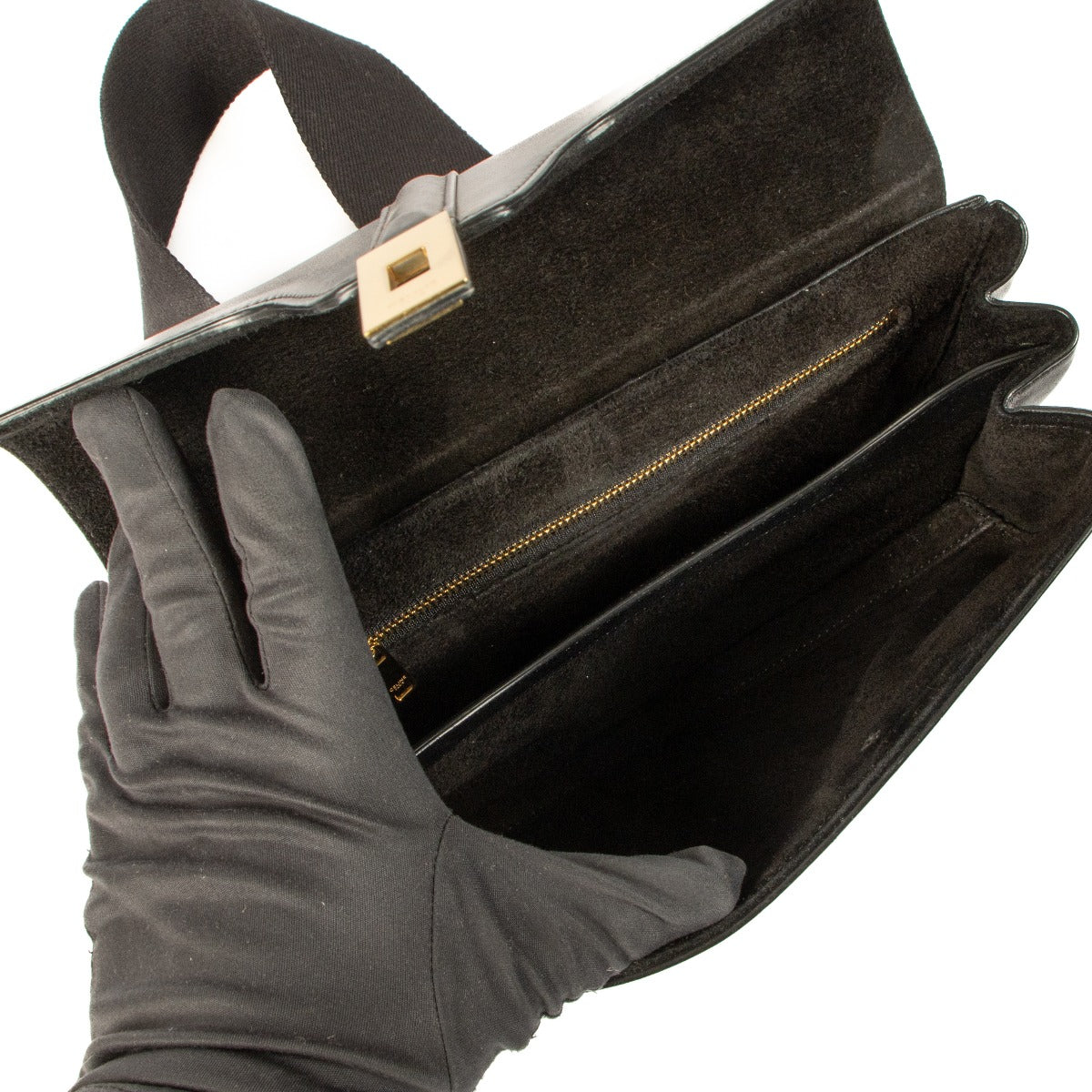 Sac Teen Soft 16 Celine en veau lisse noir