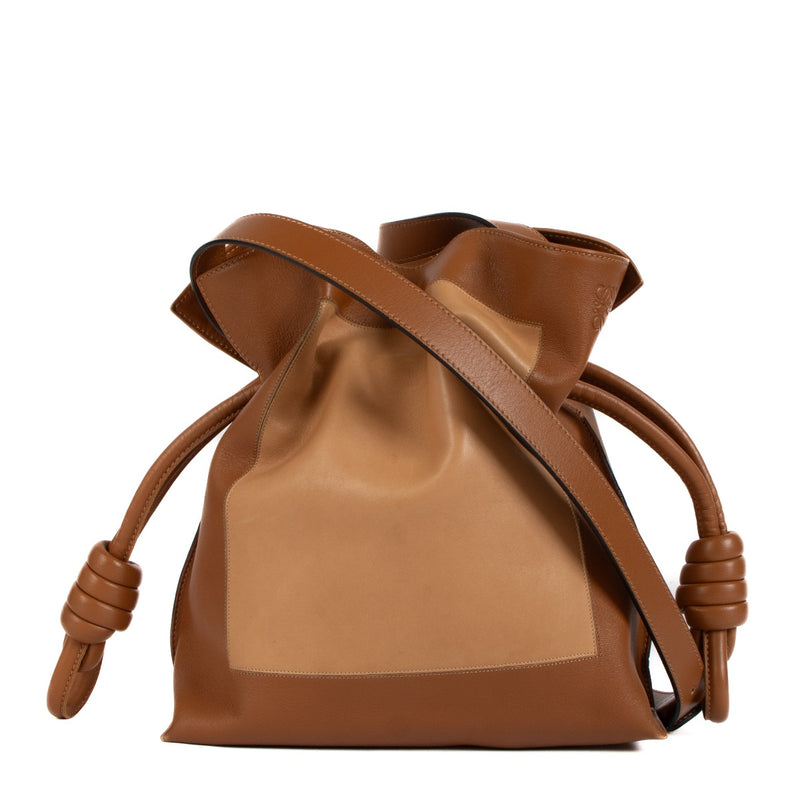 shop 100% authentic second hand Loewe Cognac Leather Flamenco Shoulder bag on Labellov.com
