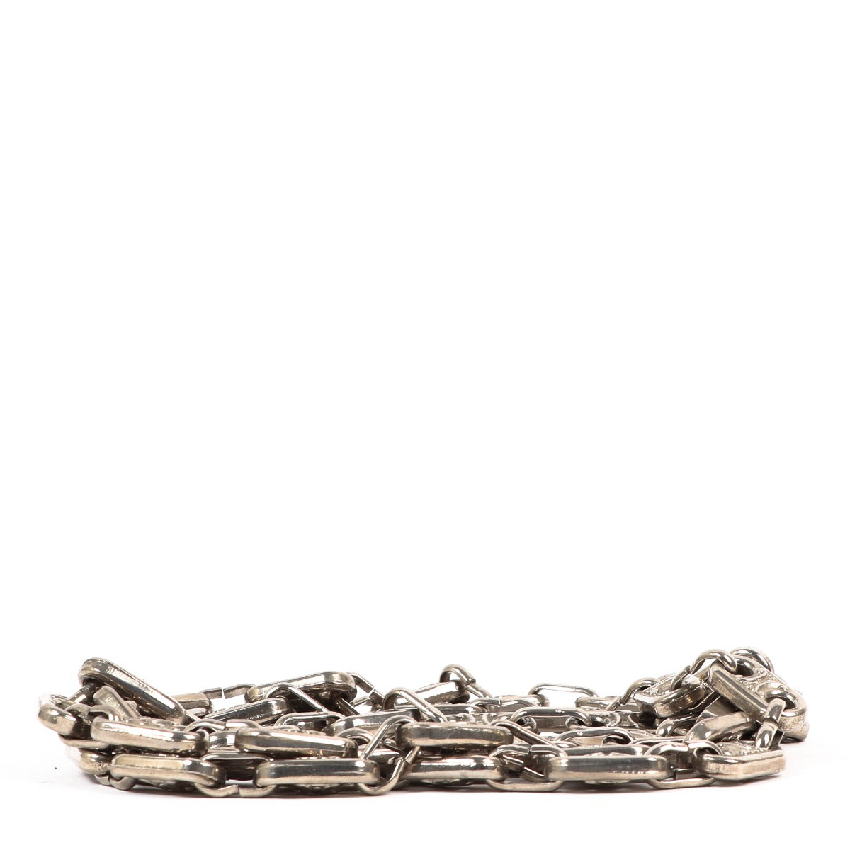 Celine Silver Metal Chained Triomphe Vintage Belt/Necklace