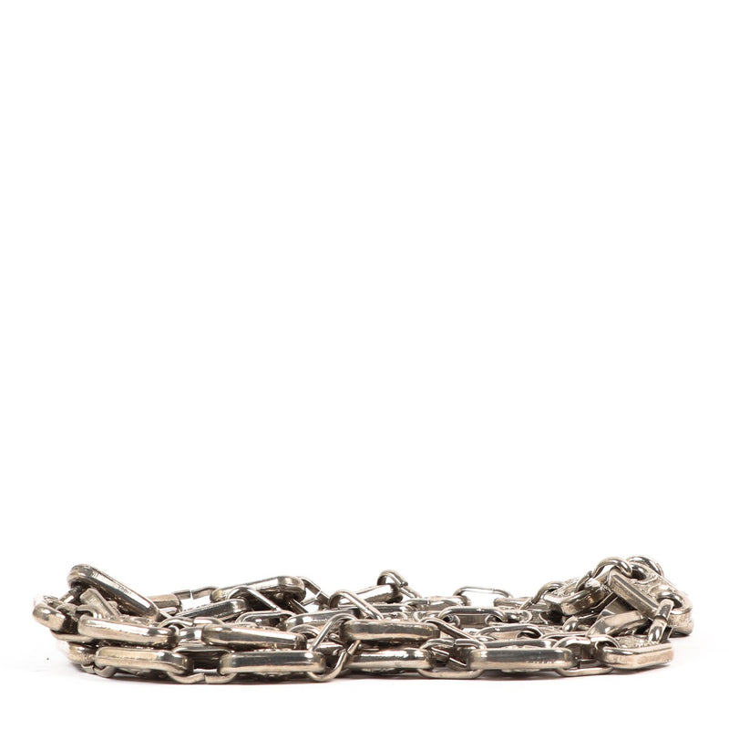 Celine Zilveren Met Ketting Triomphe Vintage Riem/Ketting