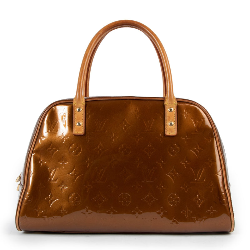 Louis Vuitton Bronze Monogram Vernis Tompkins Square Bag