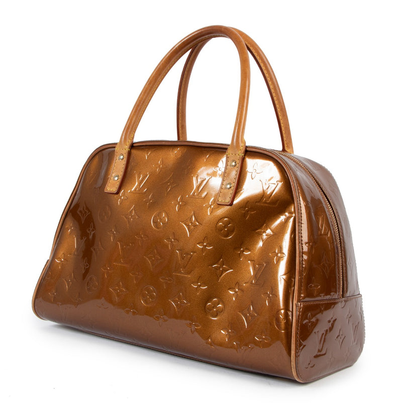 Louis Vuitton Bronze Monogram Vernis Tompkins Square Bag
