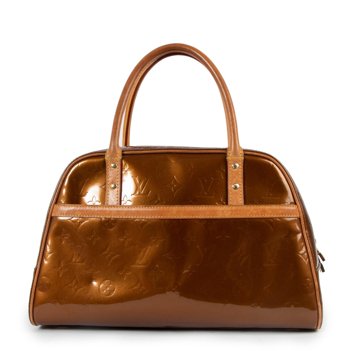 Louis Vuitton Bronze Monogram Vernis Tompkins Square Bag
