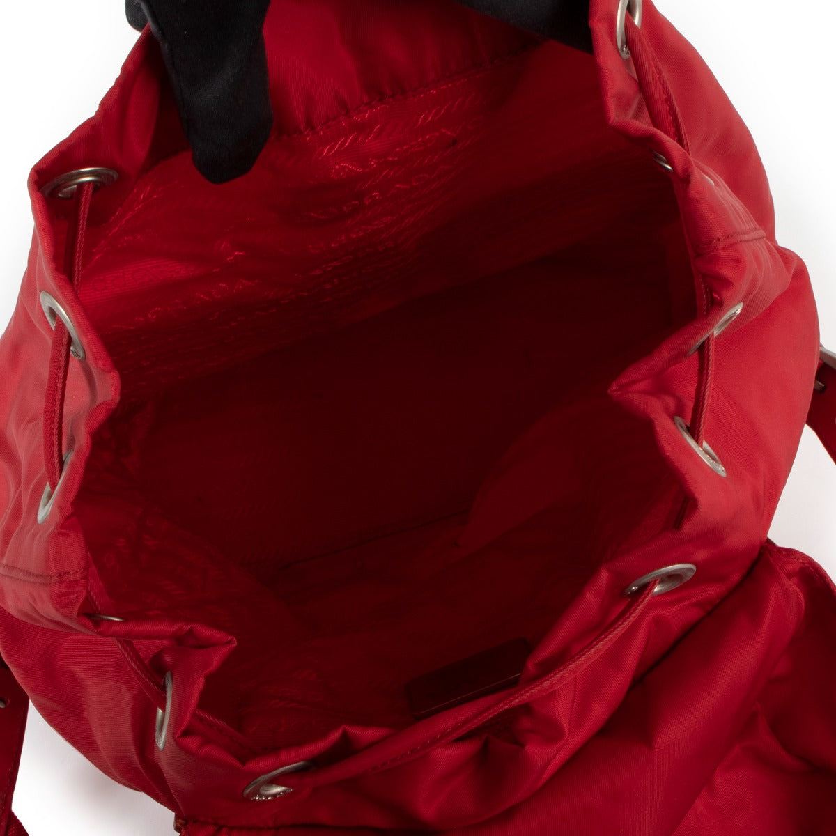 Prada Red Tessuto Nylon Mini Backpack