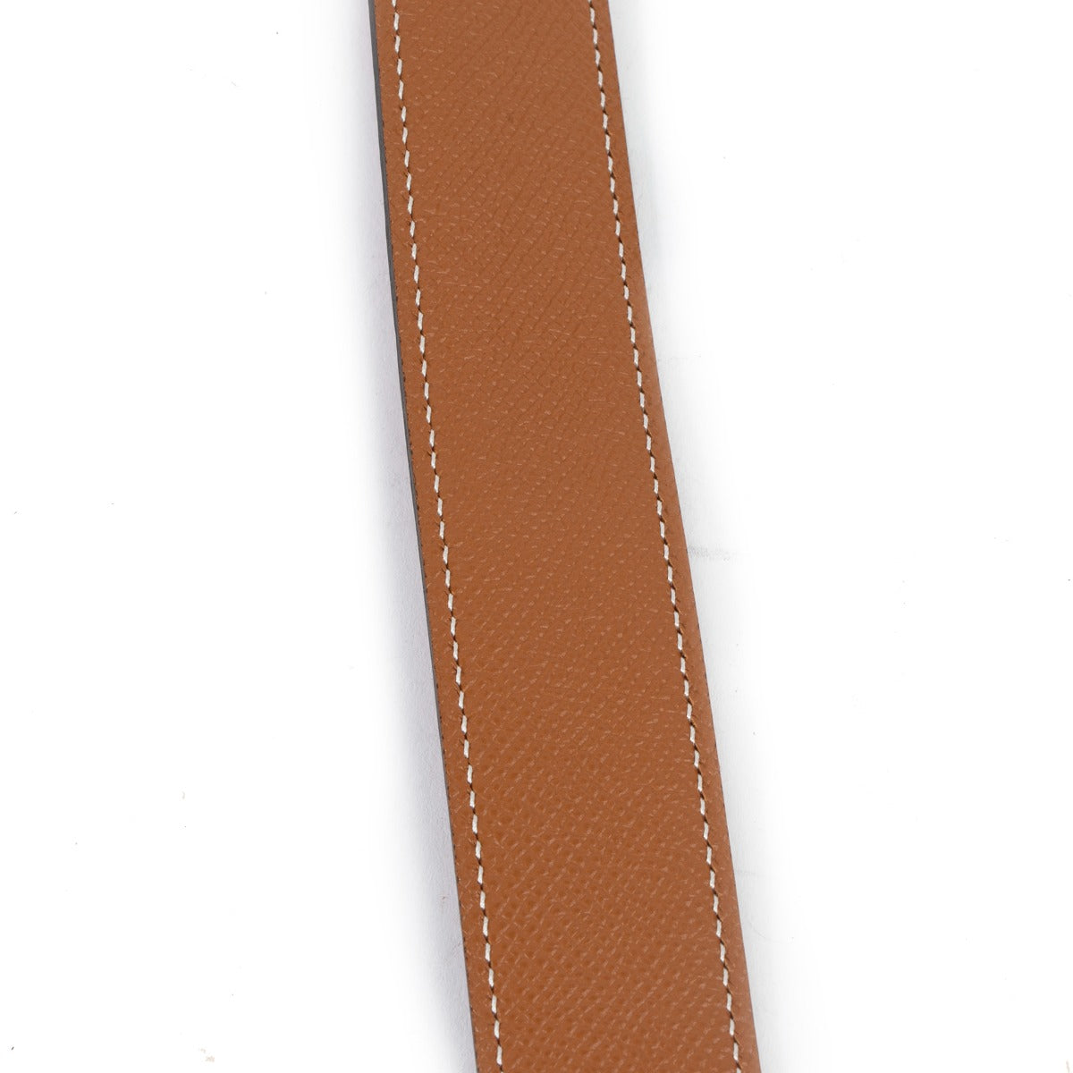 Hermès Capucine Swift/Gold Epsom Leather Belt Strap - Size 85
