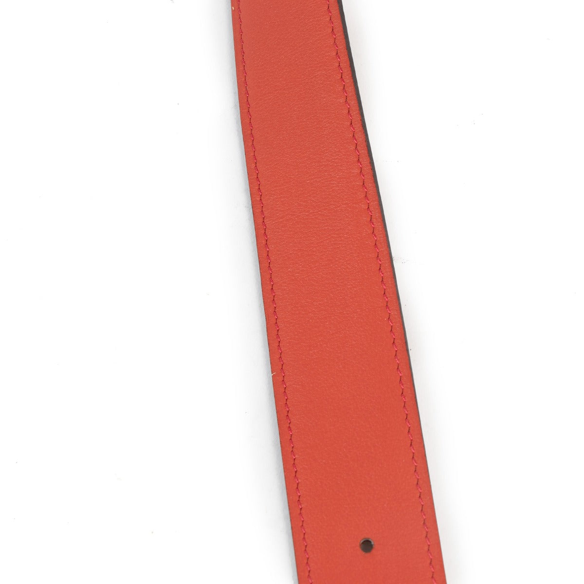 Hermès Capucine Swift/Gold Epsom Leather Belt Strap - Size 85
