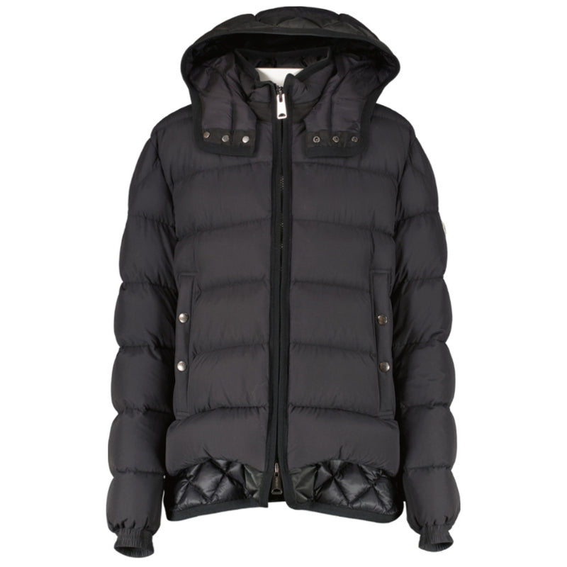 Buy an authentic second hand Moncler Black Puffer Jacket - Size 2 in very good condition at Labellov.com