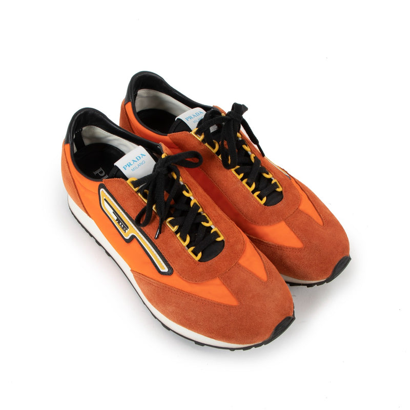 Prada Orange Milano 70 Sneakers