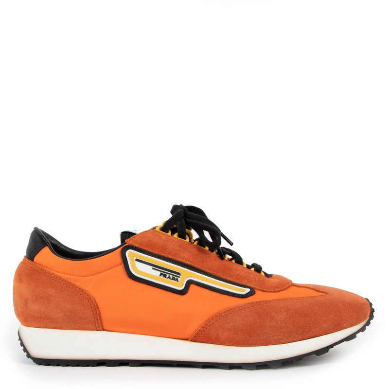 Prada Orange Milano 70 Sneakers