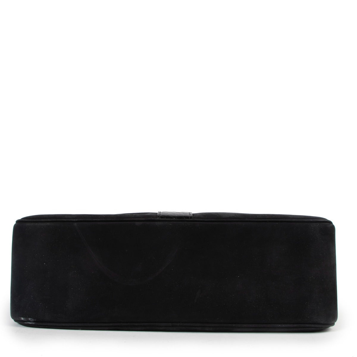 Delvaux Spring/Summer 2016 Givry Nubuck Cheyenne/Alligator Gel Black Shoulder Bag