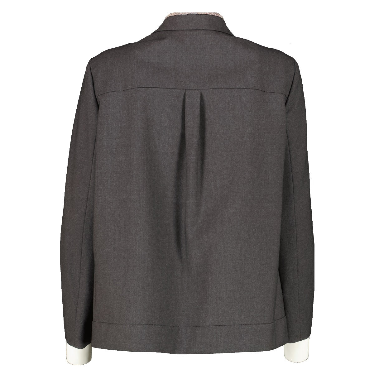 Shop safe online at Labellov in Antwerp and Knokke this 100% authentic second hand Brunello Cucinelli Grey Jacket - Size 42