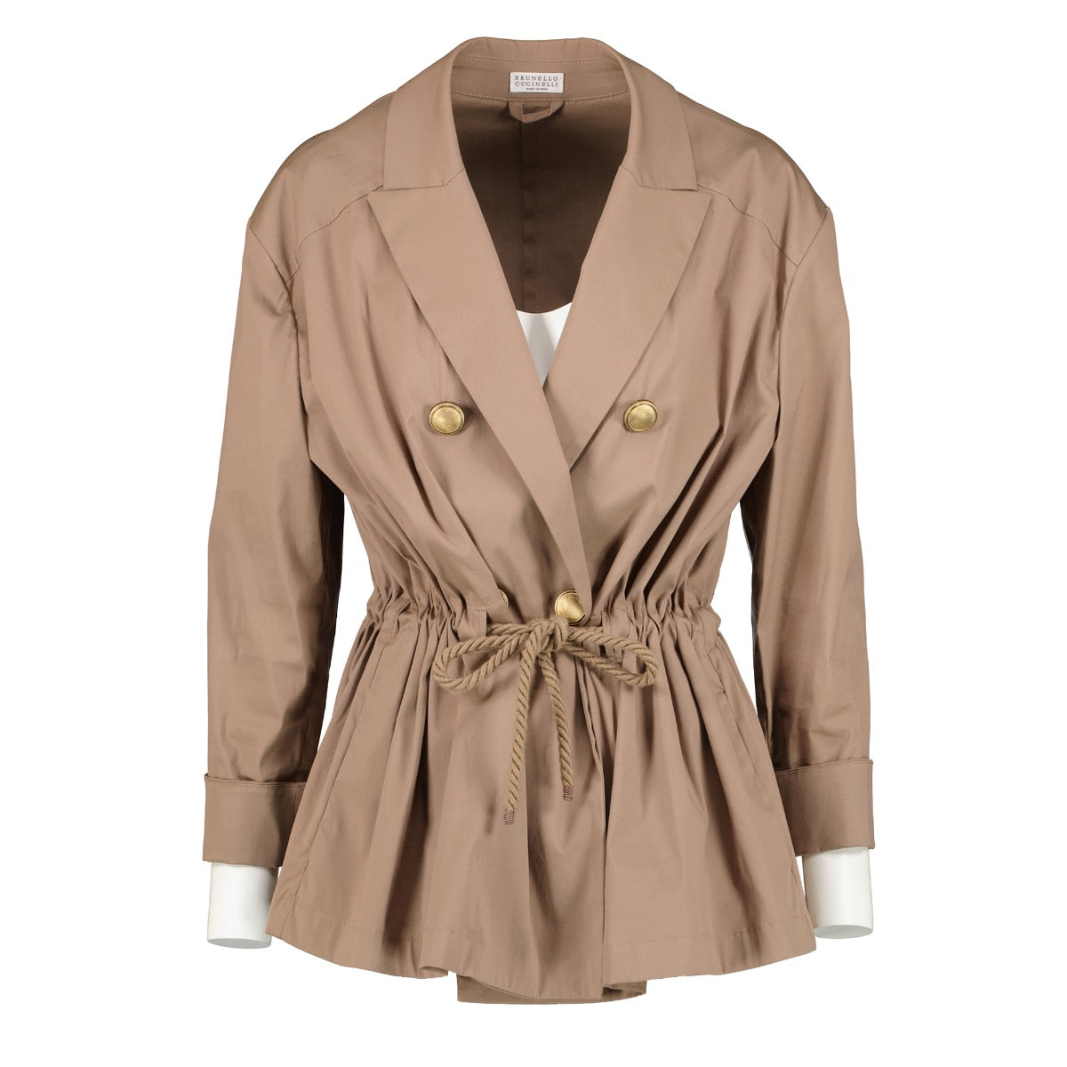Shop safe online at Labellov in Antwerp, Brussels and Knokke this 100% authentic second hand Brunello Cucinelli Brown Jacket - Size M