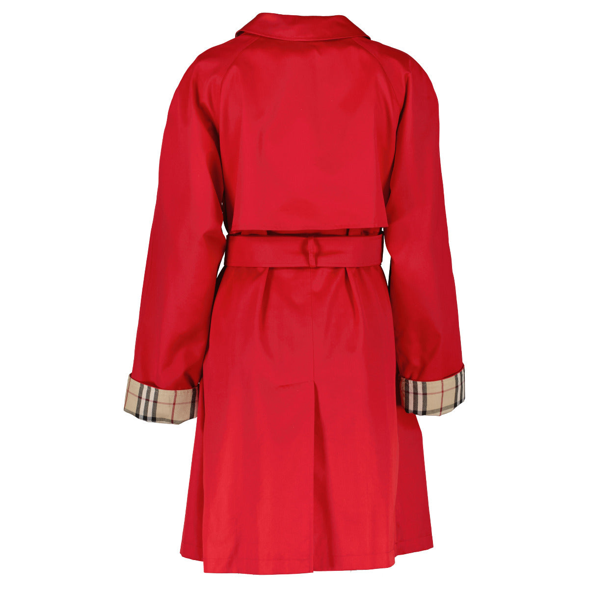 Burberry Red Car Coat - UK12 aan de beste prijs bij Labellov tweedehands luxe.