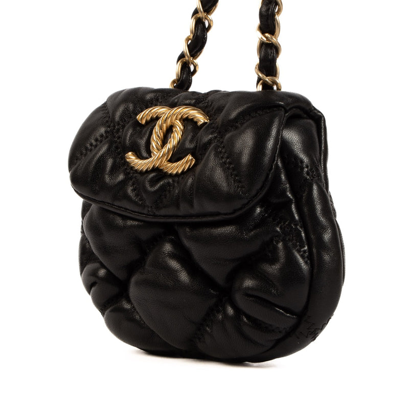 Chanel Black Mini Quilted Bubble Crossbody Bag for the best price at Labellov. We buy and sell your authentic designer bags and accessories for the best price.