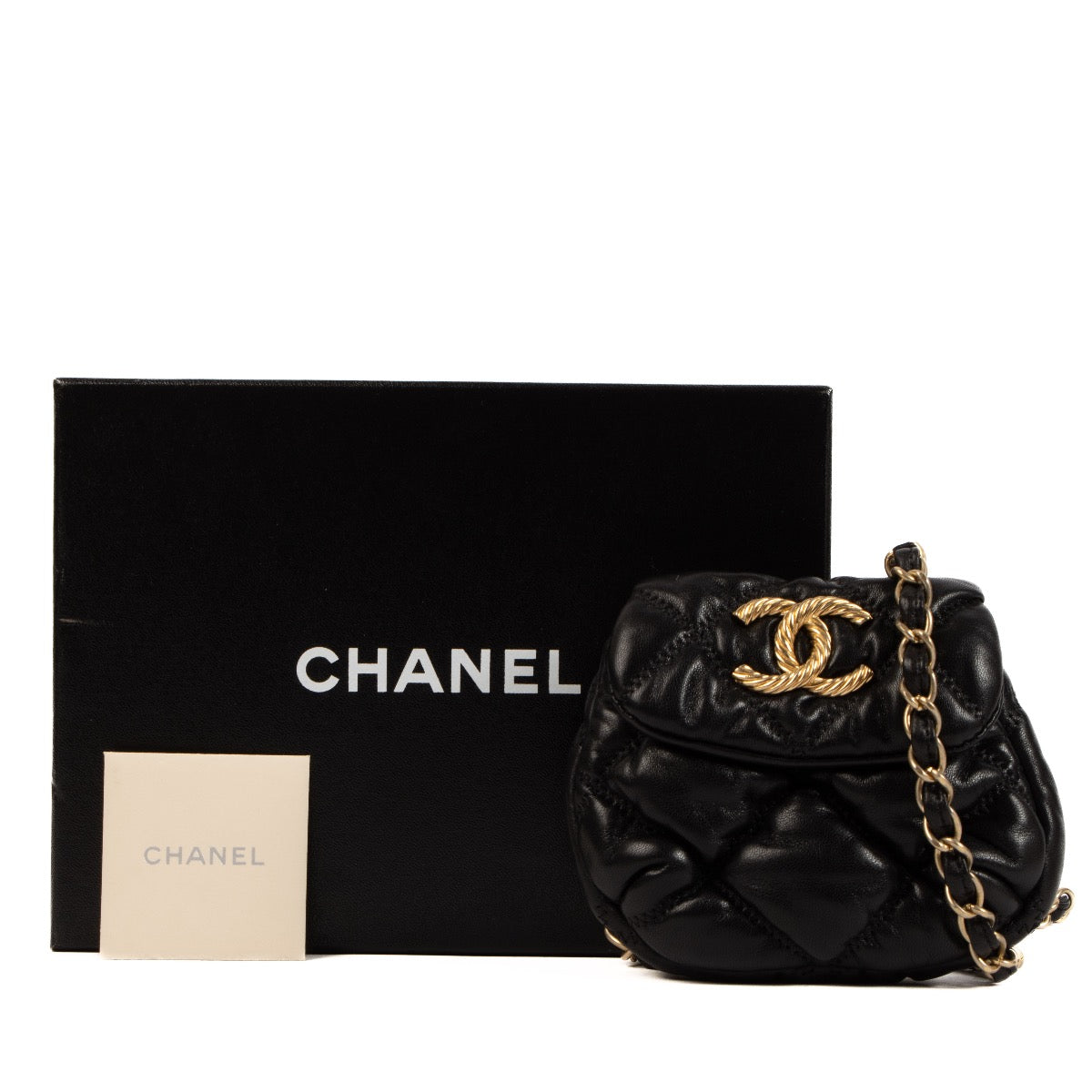 Chanel Black Mini Quilted Bubble Crossbody Bag for the best price at Labellov. We buy and sell your authentic designer bags and accessories for the best price.