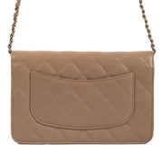Chanel Taupe Caviar Leather WOC Wallet on Chain Bag for the best price at Labellov secondhand luxury. We buy and sell your preloved and new designer bags for the best price.