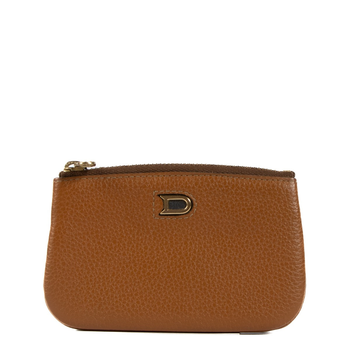 Delvaux Camel Leather Mini Pouch