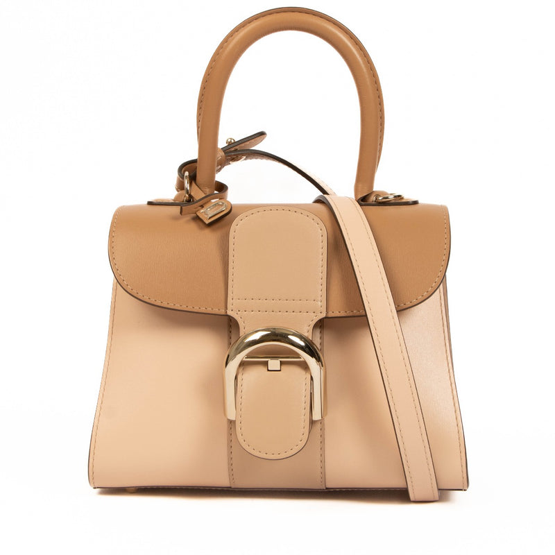 Delvaux Camaïeux Nude Box Calf Brillant Mini