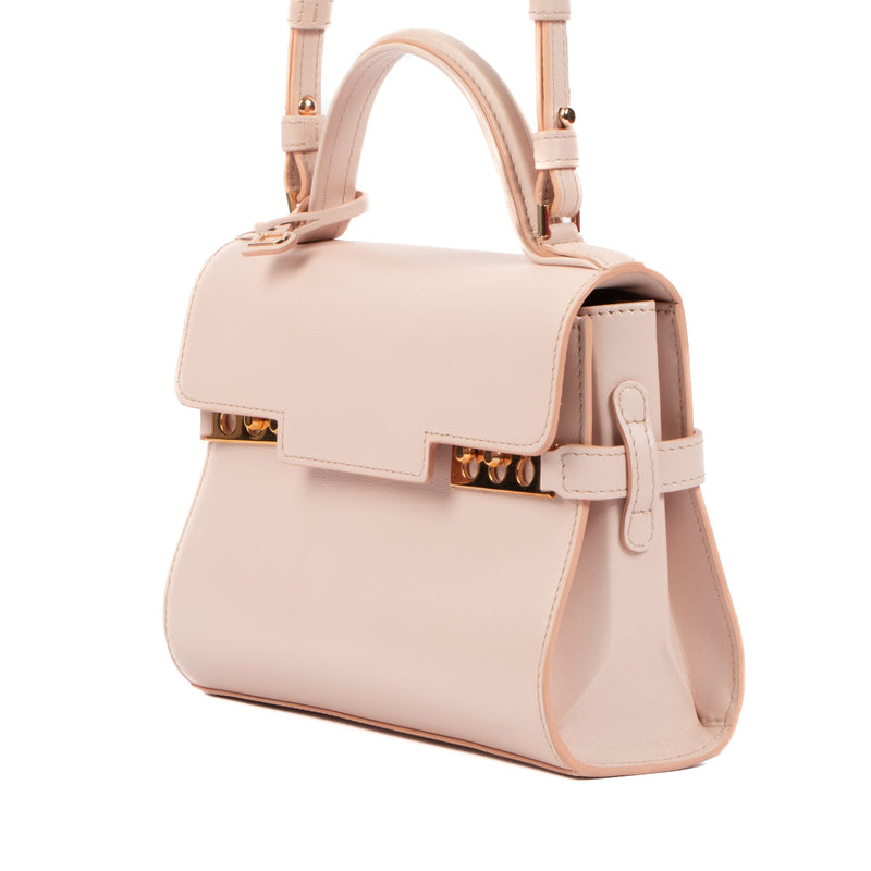 Delvaux Tempête Mini Calf Souple Nude Top Handle Bag