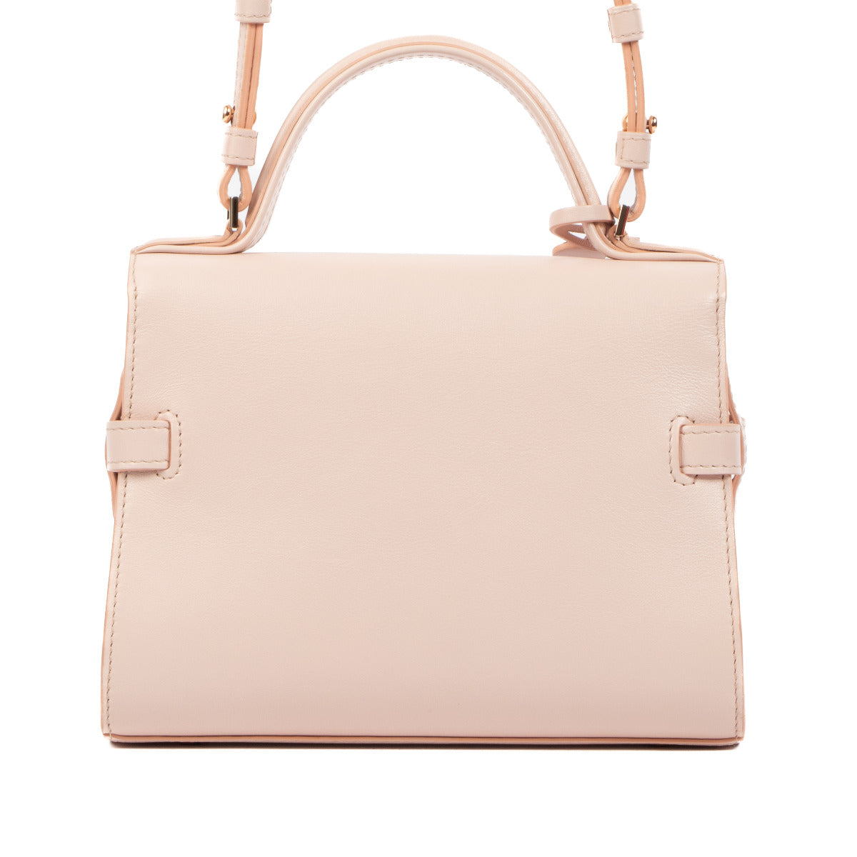 Delvaux Tempête Mini Calf Souple Nude Top Handle Bag