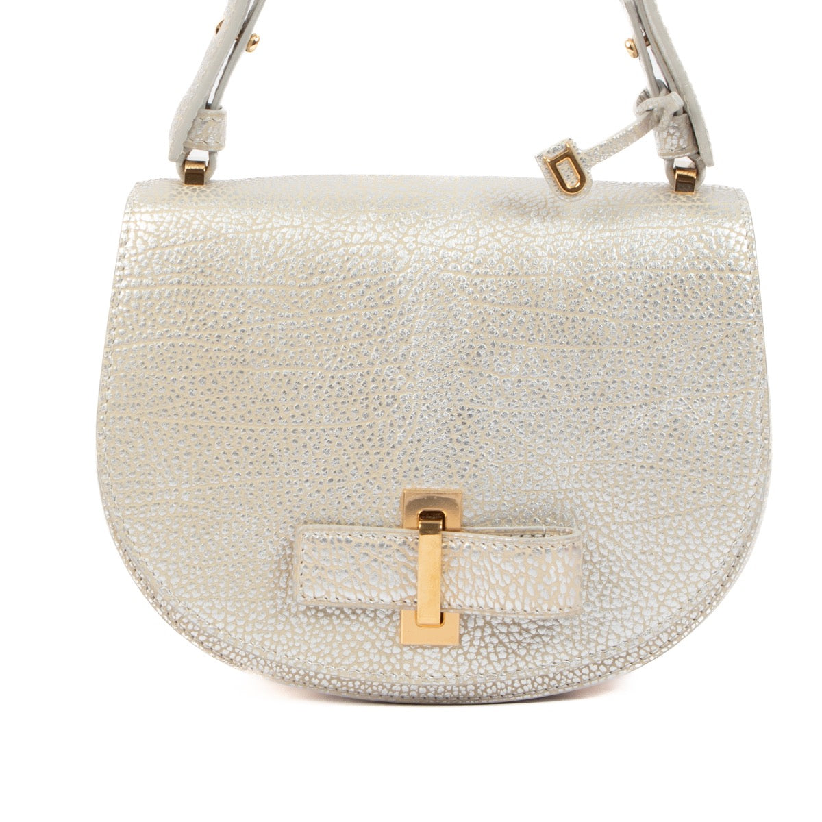 shop 100% authentic second hand Delvaux Le Mutin Mini Army Antique Silver Crispy Calf on Labellov.com