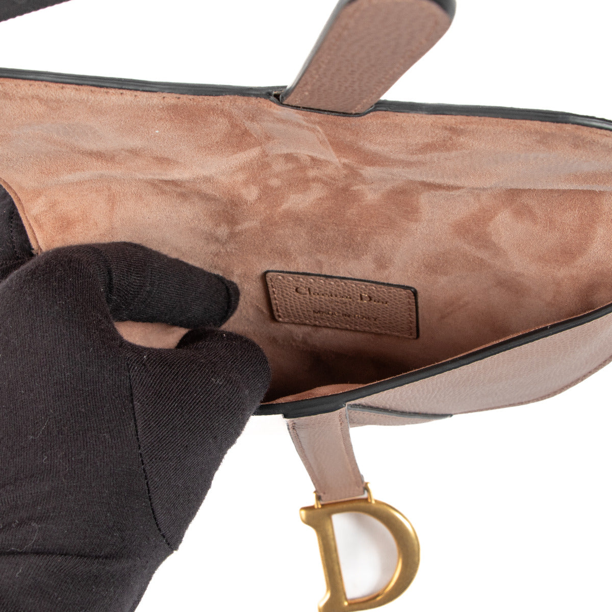 Christian Dior Pink Saddle Pouch Belt Bag
