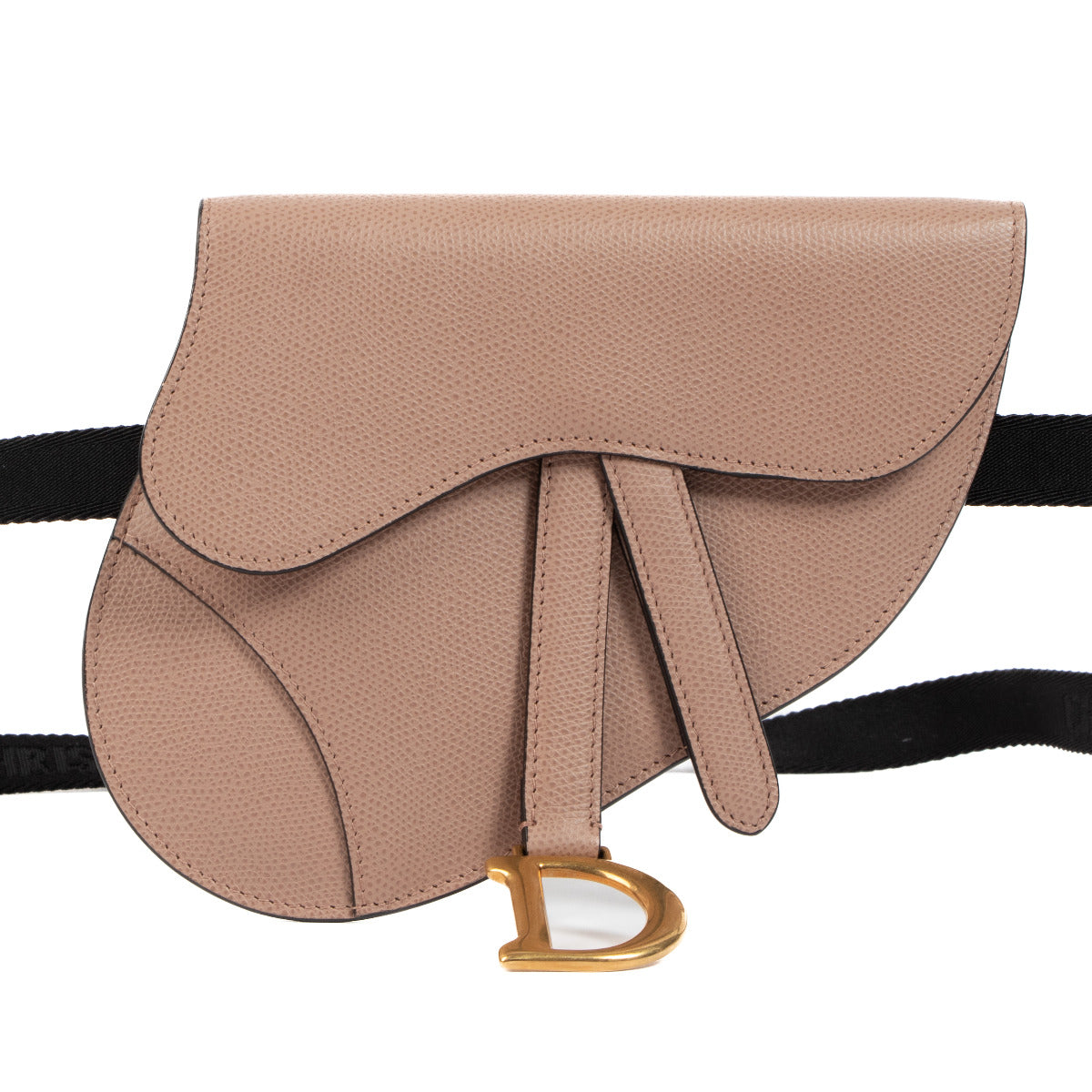 Christian Dior Pink Saddle Belt Crossbody Bag