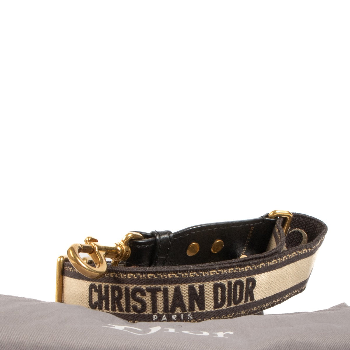 Shop 100% authentic second-hand Christian Dior Brown Adjustable Bag Strap on Labellov.com