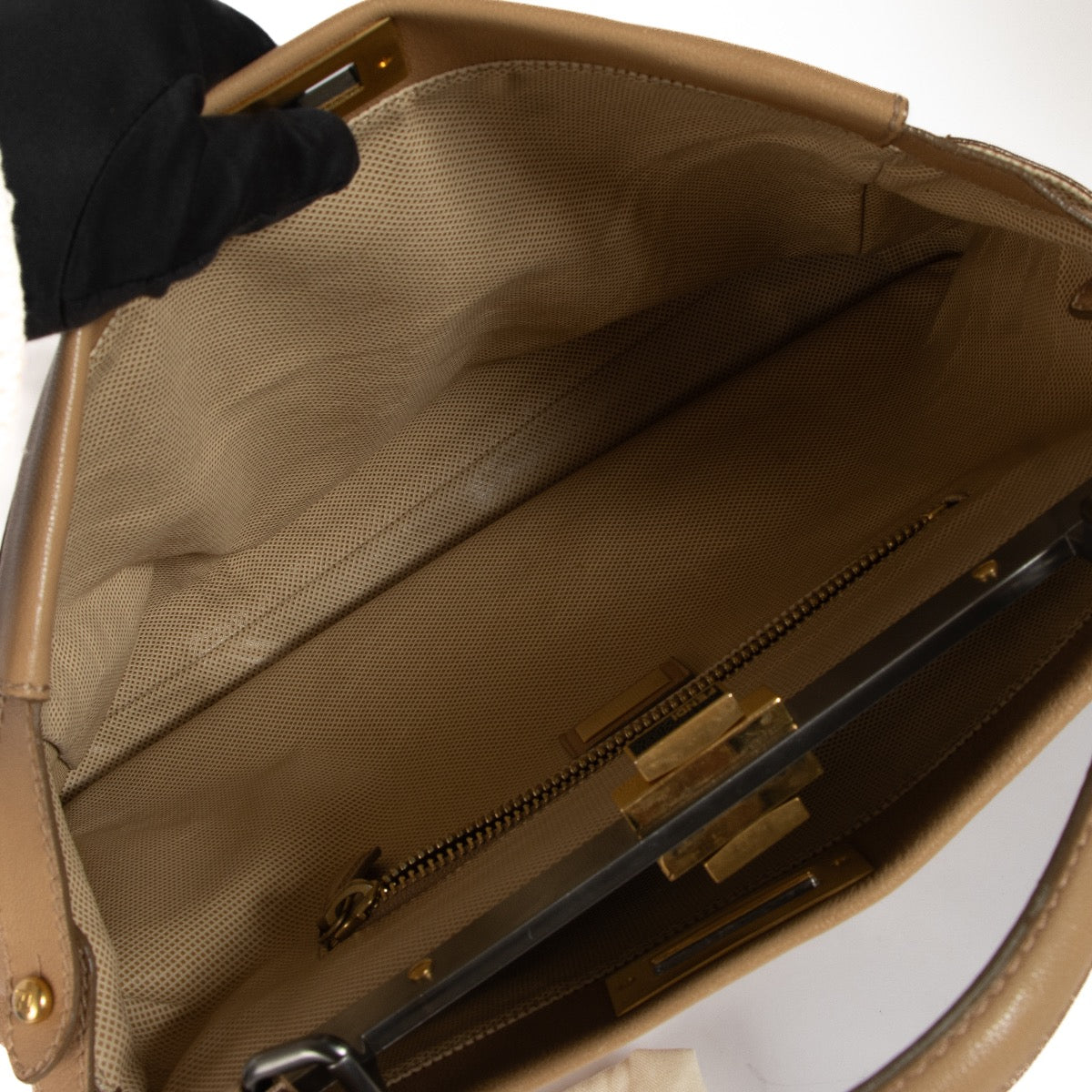 shop 100% authentic second hand Fendi Beige Large Peekaboo Bag on Labellov.com