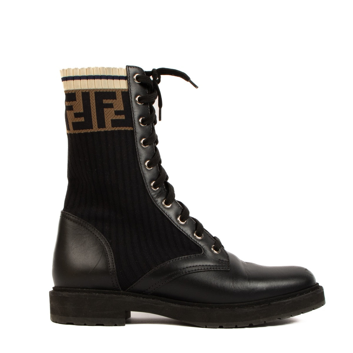 Shop 100% authentic second-hand Fendi Black Rockoko Boots in size 38,5 on Labellov.com