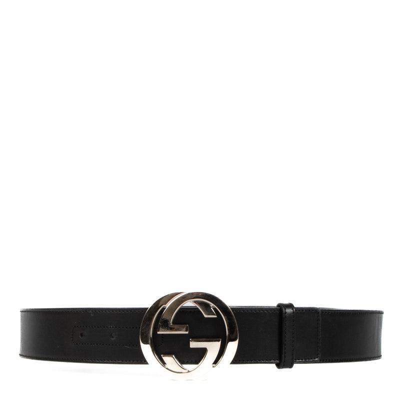 shop 100% authentic second hand Gucci Black Interlocking G Belt - Size 85 on Labellov.com