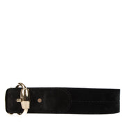 shop 100% authentic second hand Gucci Black Horsebit Wide Belt - Size 75 on Labellov.com