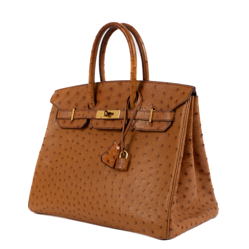 Hermès Birkin 35 Gold Ostrich
