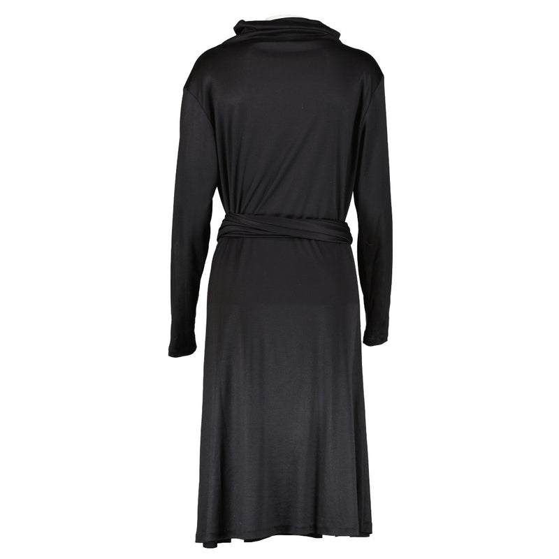 Hermès Black Silk Chaine d'Ancre Dress