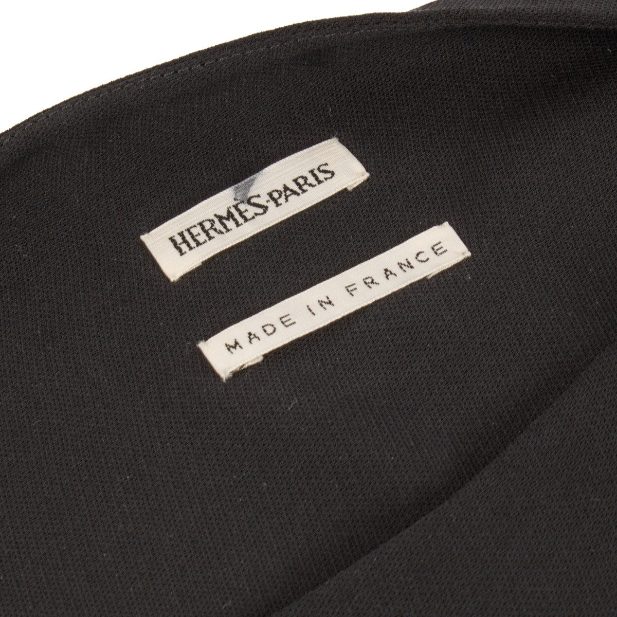 Hermès Zwart Zijden Mouwloze Jurk/Wikkelrok Set - Maat FR38