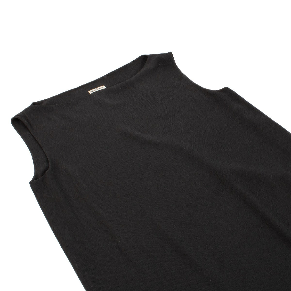 Hermès Zwart Zijden Mouwloze Jurk/Wikkelrok Set - Maat FR38