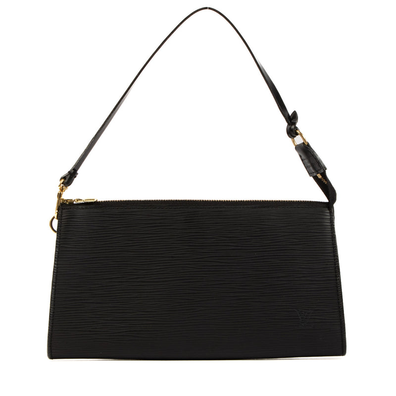 Louis Vuitton Black Epi Pochette Accessoires Shoulder Bag
