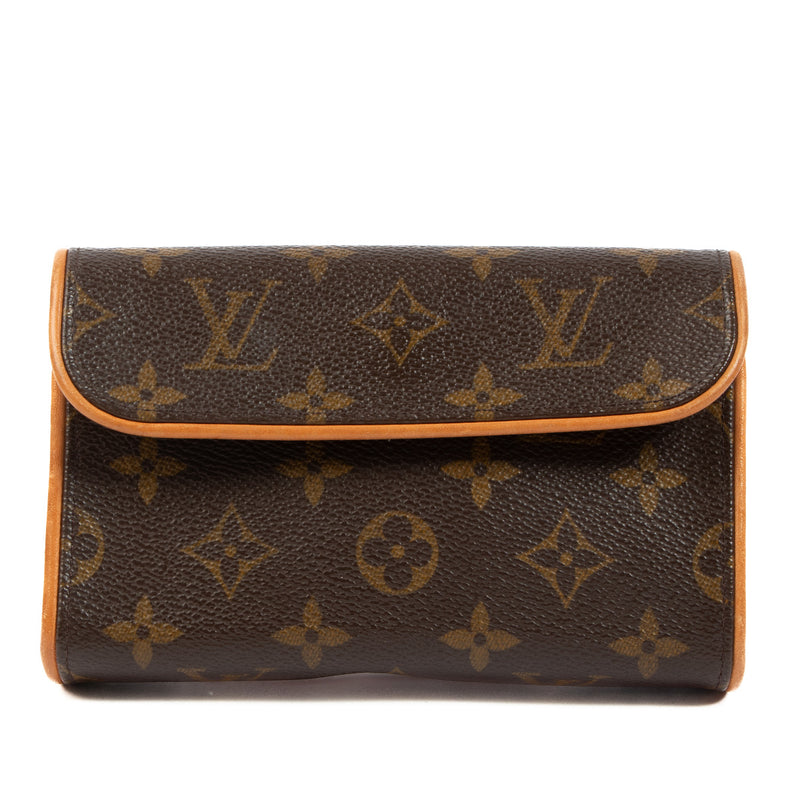 Louis Vuitton Monogram Pochette Florentine Clutch Bag