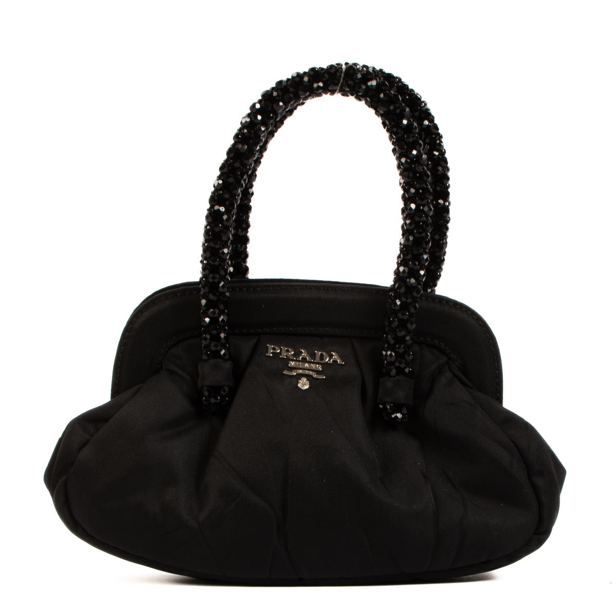 Shop 100% authentic second-hand Prada Black Nylon Mini Top Handle on Labellov.com