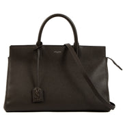 shop 100% authentic second hand Saint Laurent Dark Grey Cabas Rive Gauche Handbag on Labellov.com