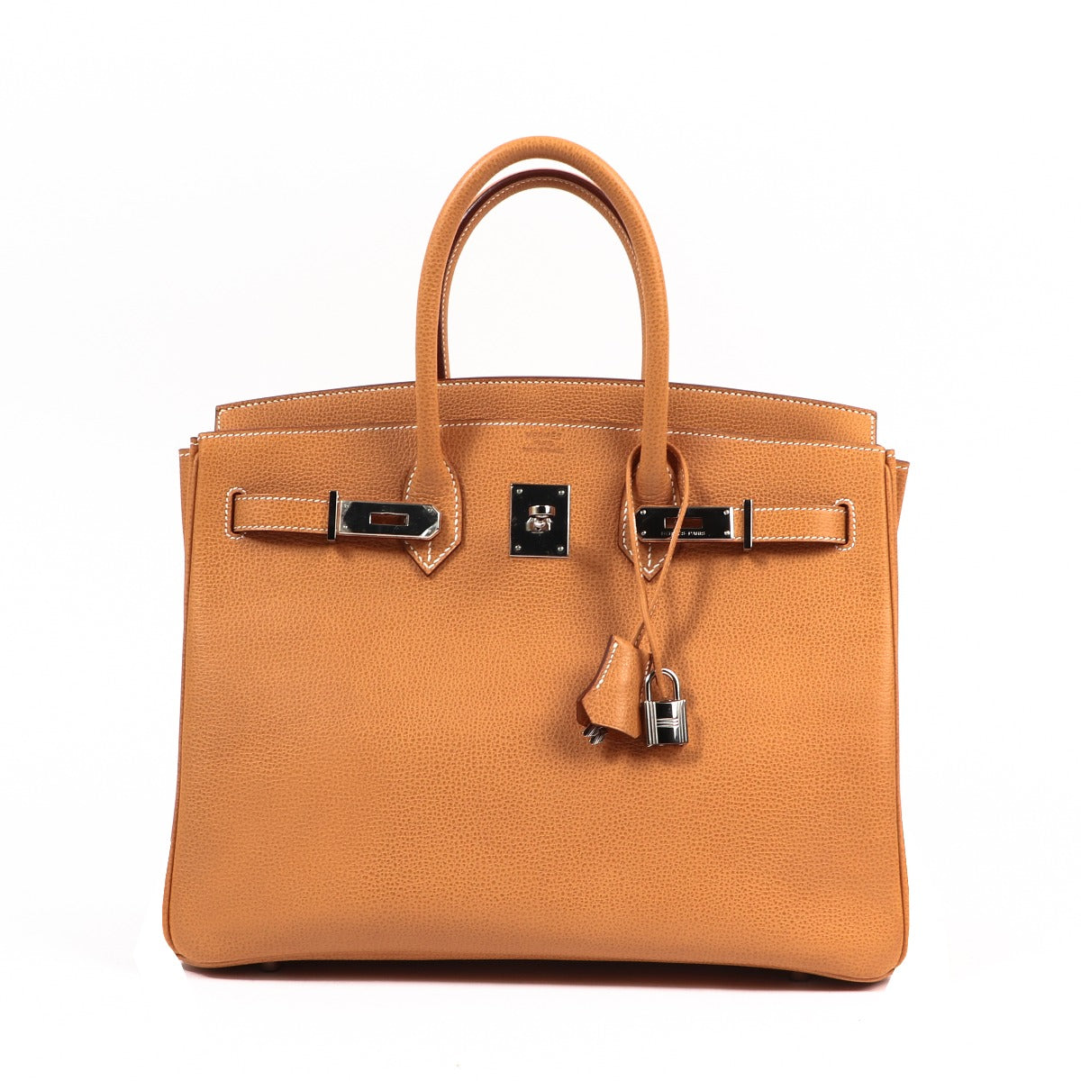 Hermès Birkin 35 Natural Vache Liegee Palladium Hardware