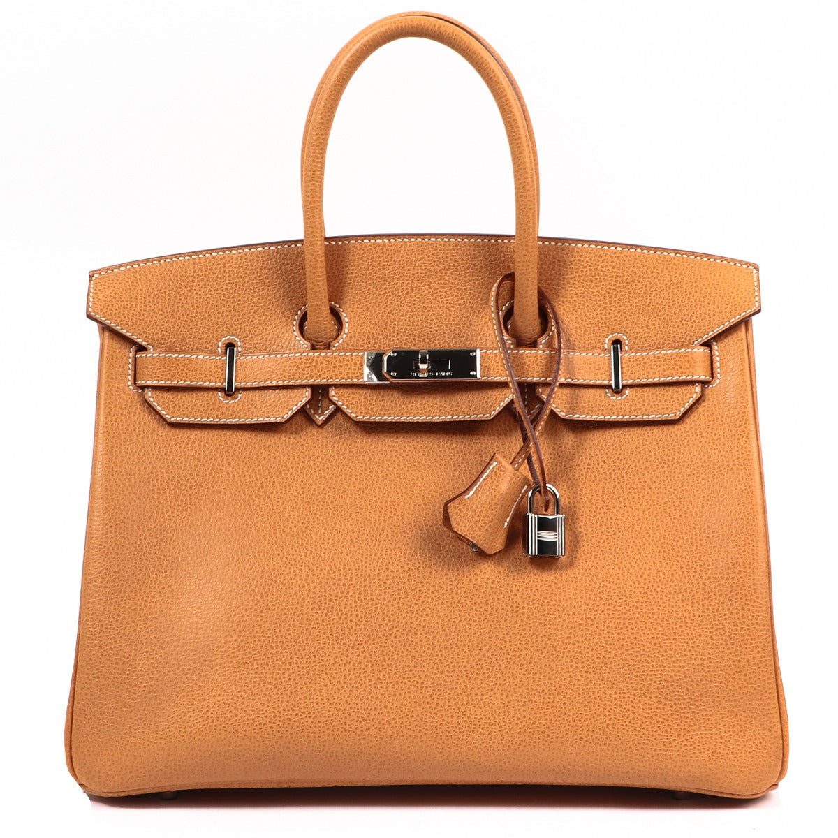 Shop authentic second hand designer luxury Hermès Birkin 35 Natural Vache Liegee on labellov.com