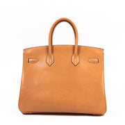 Hermès Birkin 35 Natural Vache Liegee Palladium Hardware